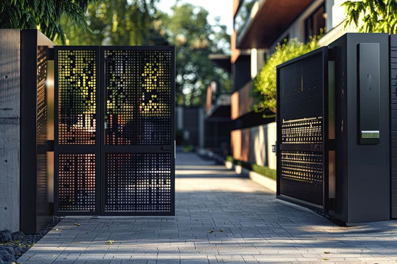 Secure access control systems for enhanced property security.